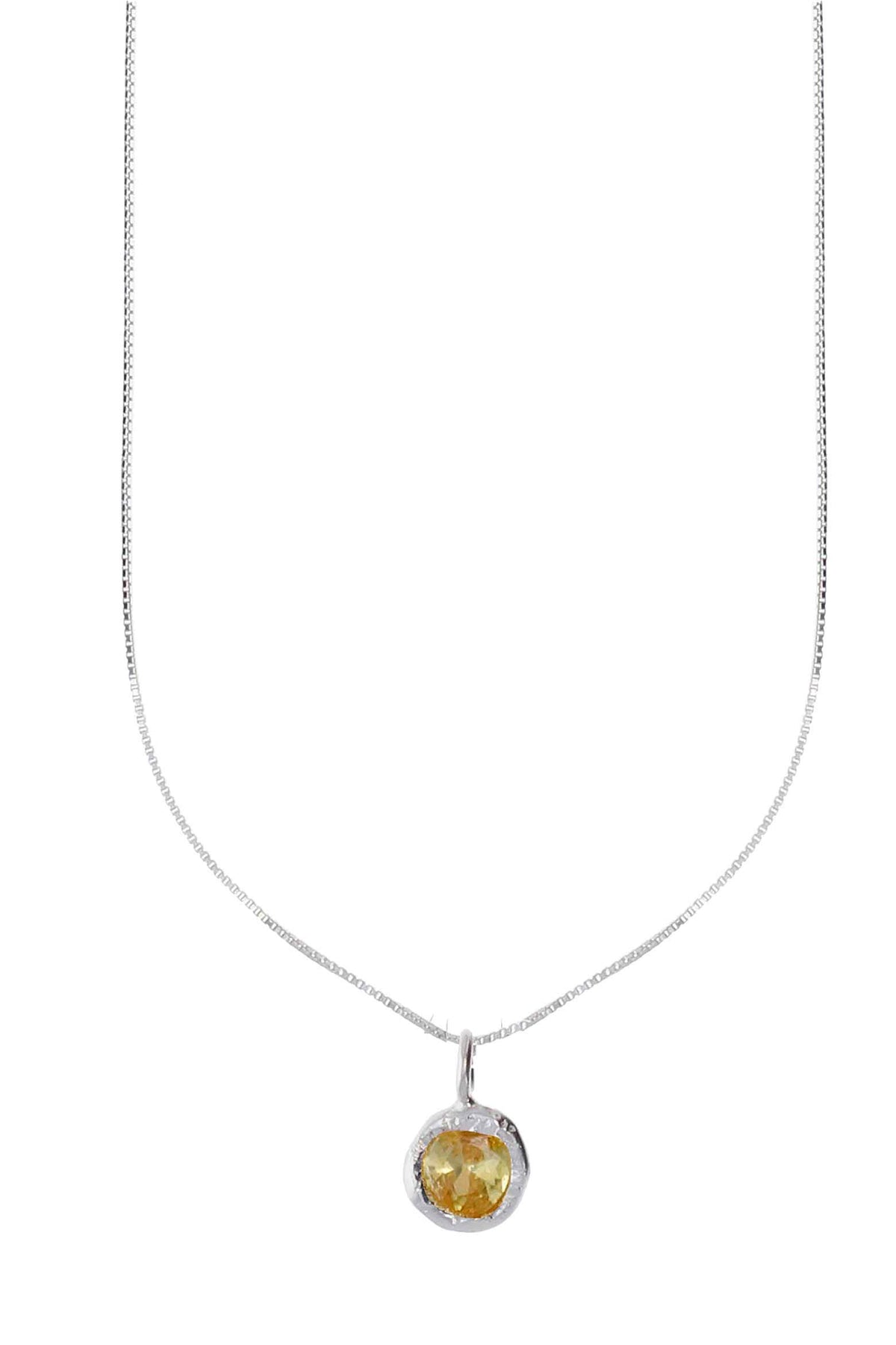 Cadena Dije Gota Pequeño Plata
