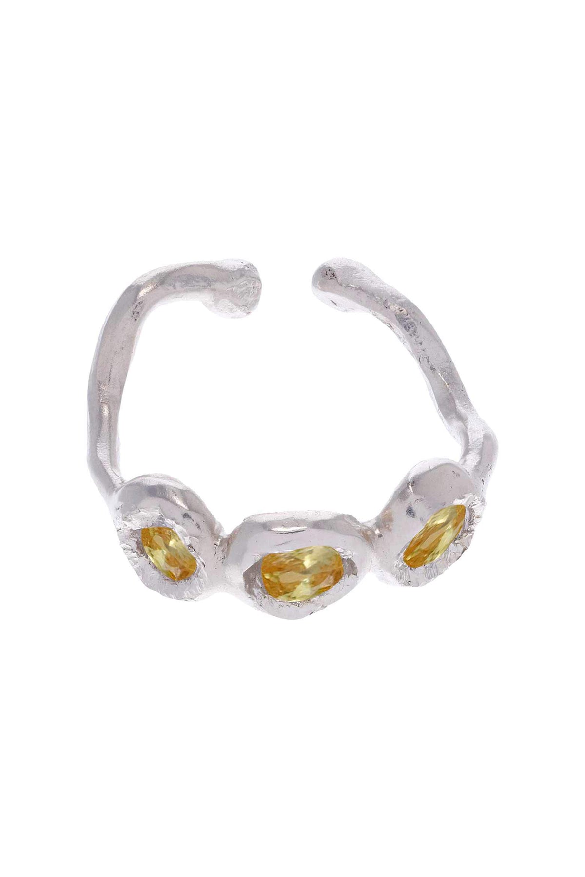 Earcuff Iris Plata