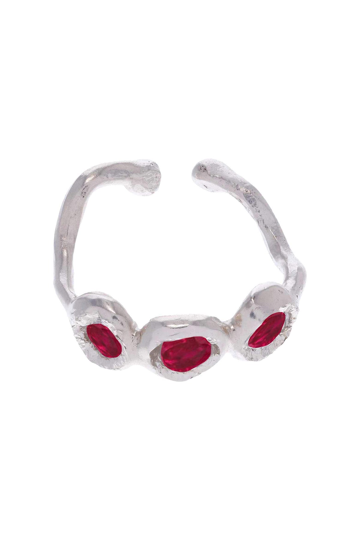 Earcuff Iris Plata