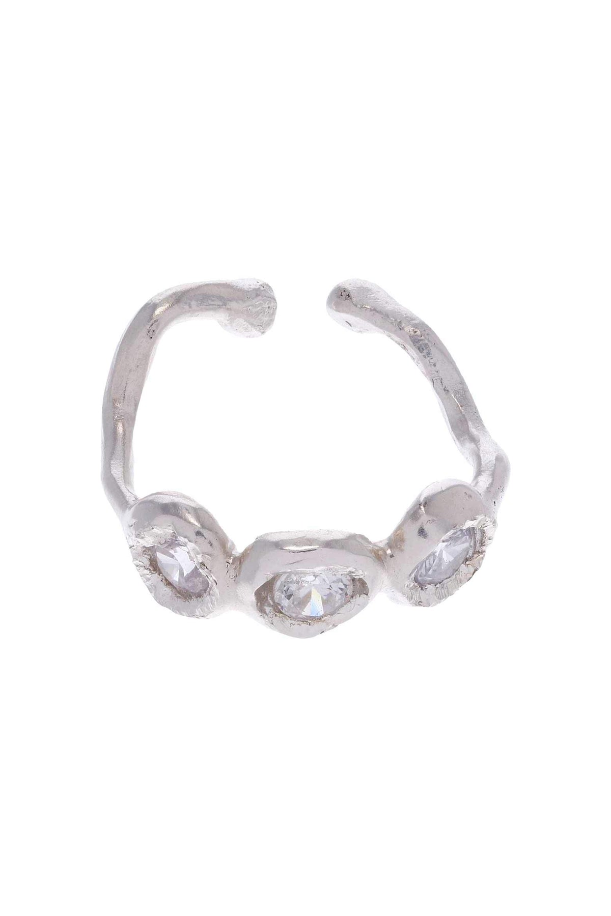 Earcuff Iris Plata