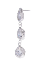 Aretes Flora Plata