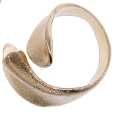 Anillo Oleaje Dorado