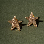 Aretes Estrella Arena Dorado