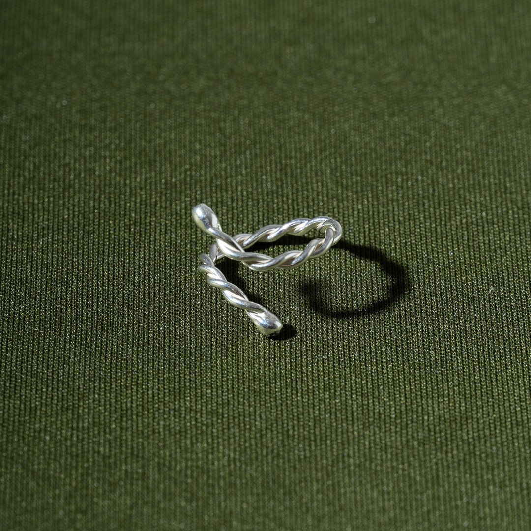 Anillo lazos Plata