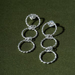 Aretes Aros Lazos Plata