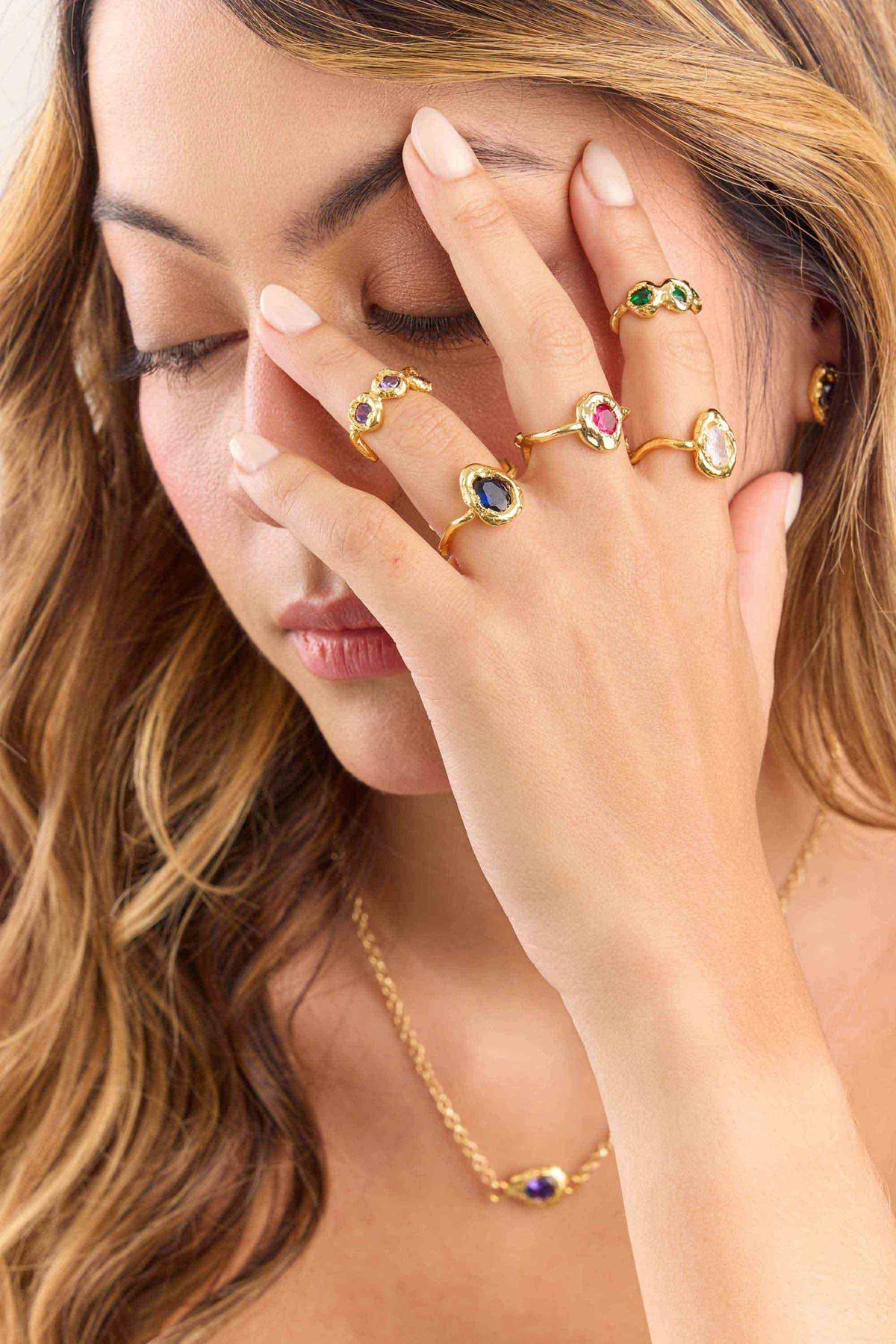 Anillo Brisa Dorado