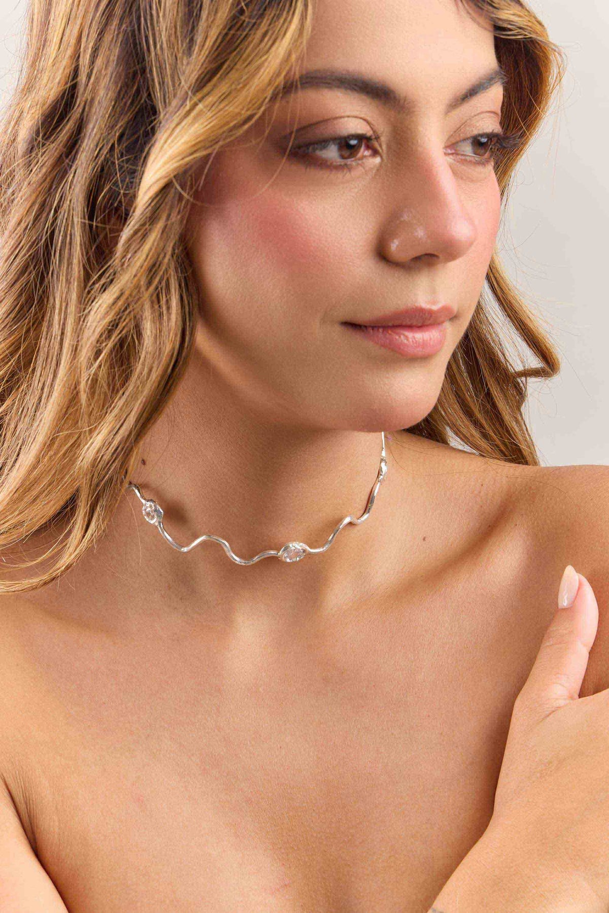 Choker Bruma Plata