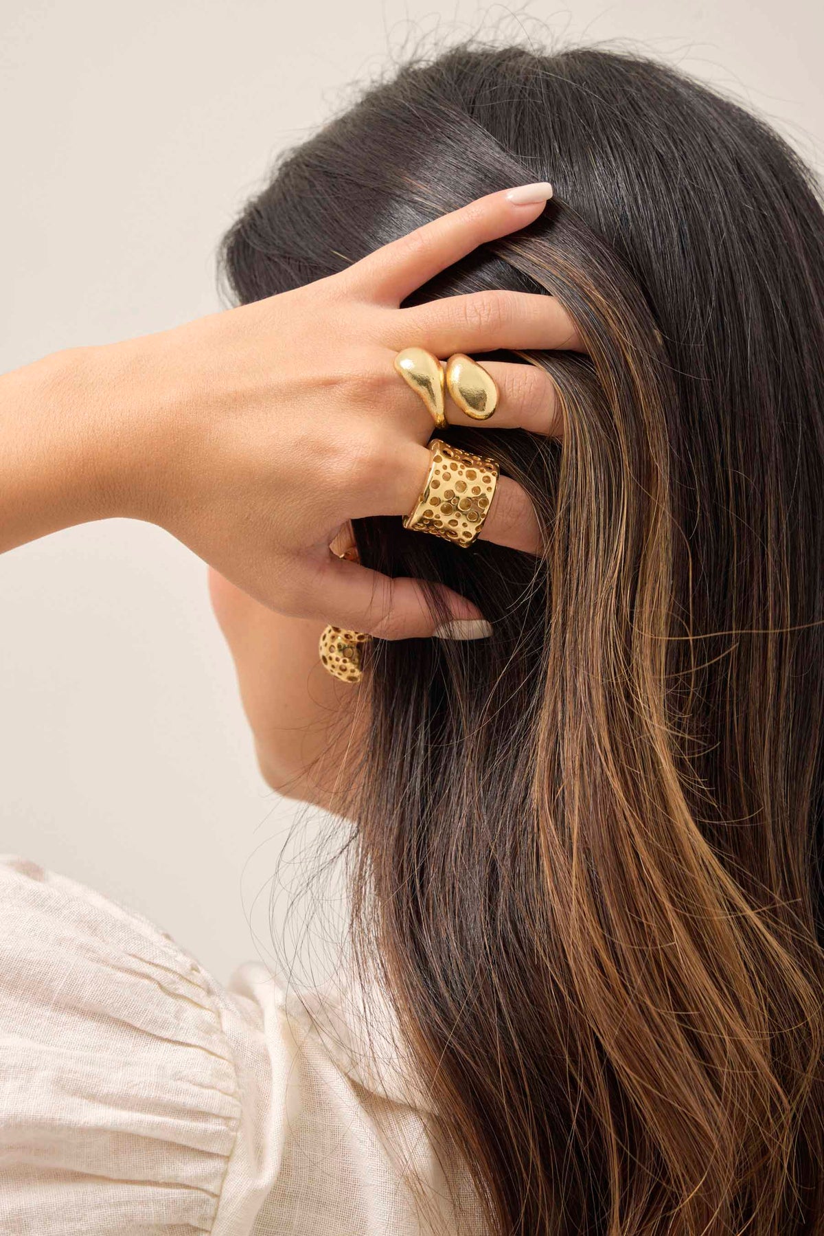 Anillo Travesía Dorado
