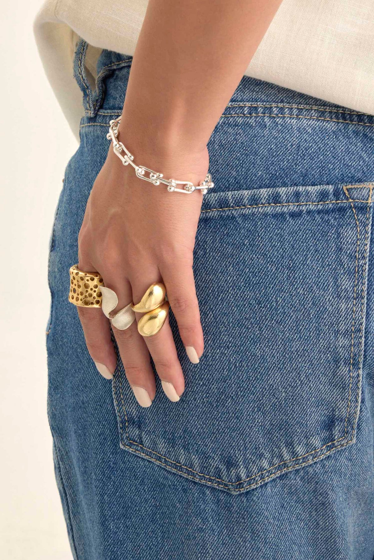 Anillo Oleaje Plata