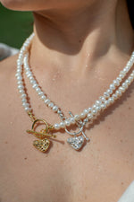 Collar Barroca Cuore Plata