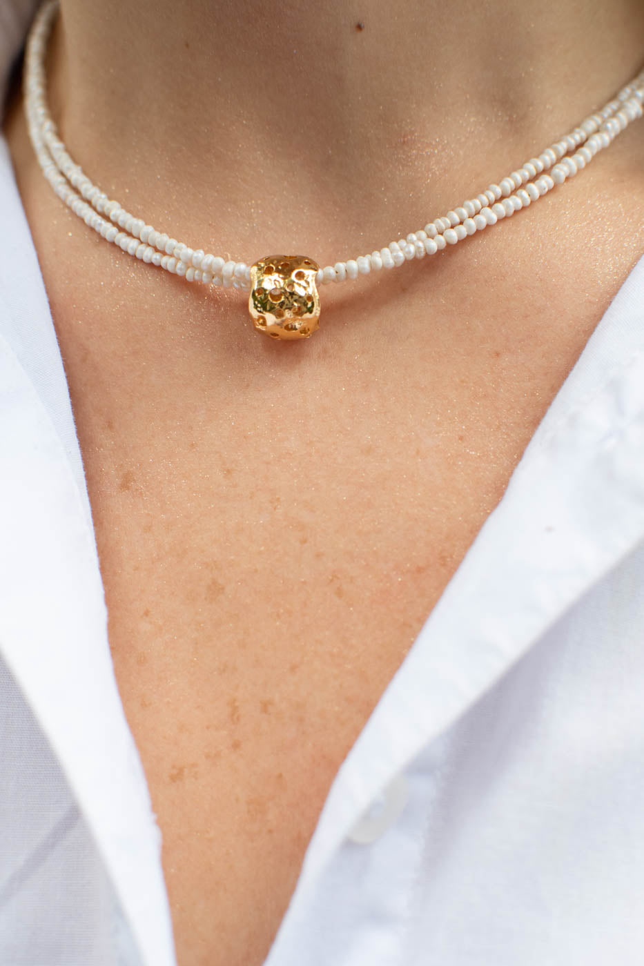Choker mini barroca Dorado