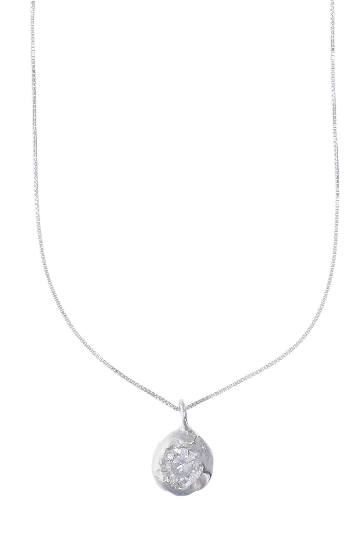 Cadena Dije Gota Mediano Plata