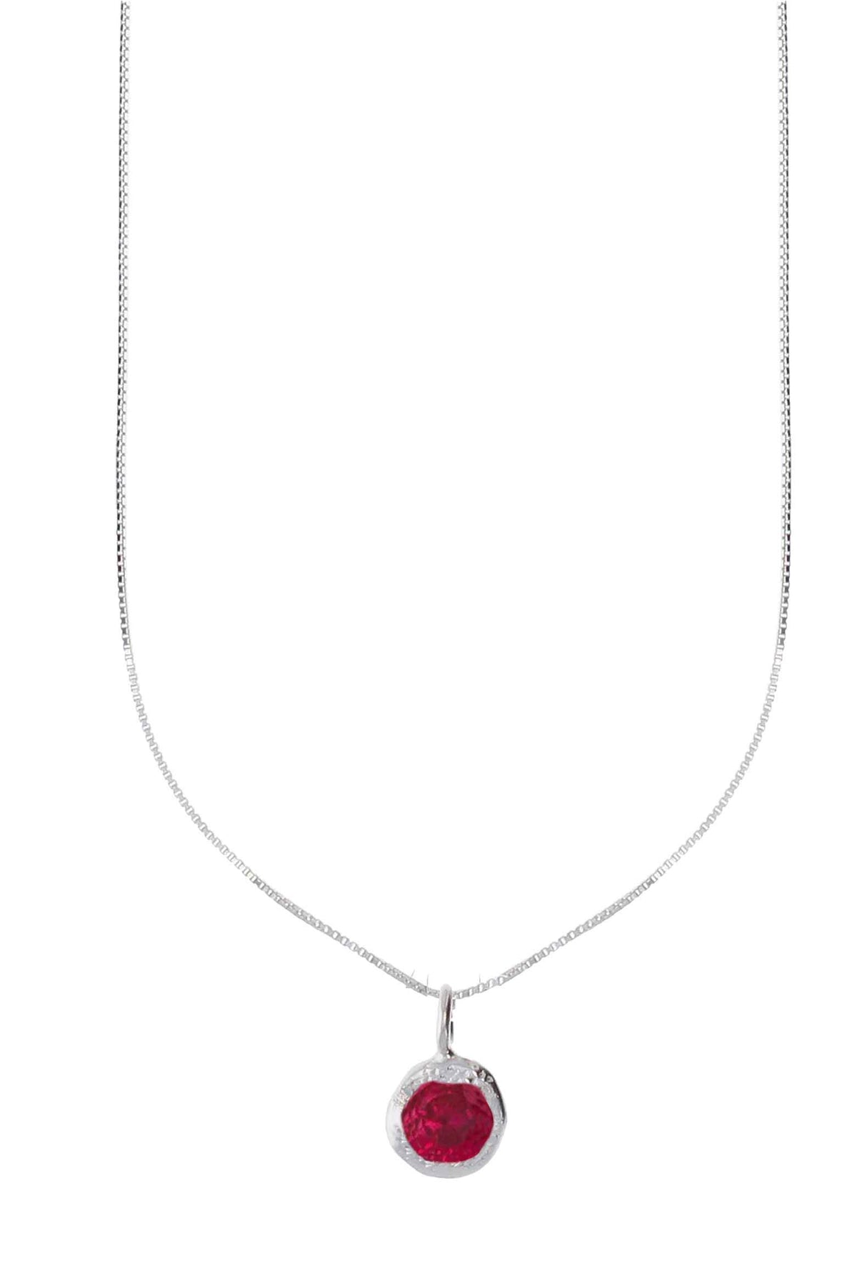 Cadena Dije Gota Pequeño Plata
