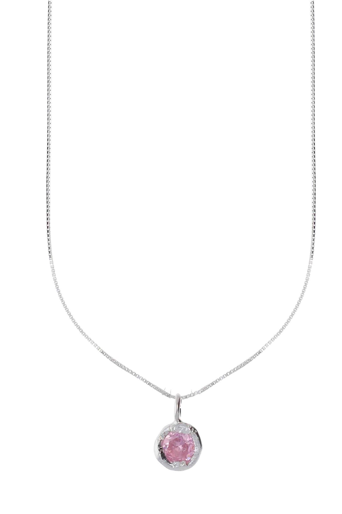 Cadena Dije Gota Pequeño Plata