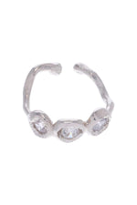 Earcuff Iris Plata