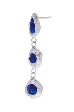 Aretes Flora Plata