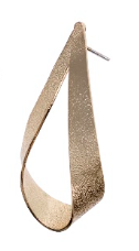 Aretes Oleaje Dorado