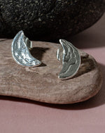 Aretes Luna Arena Plata