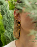 Aretes Aros Lazos Dorado