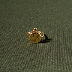 Anillo Huella Dorado