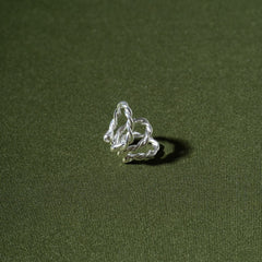Earcuff tres Lazos pequeño Plata