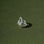 Earcuff tres Lazos pequeño Plata