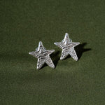 Aretes Estrella Arena Plata