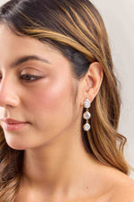 Aretes Flora Plata