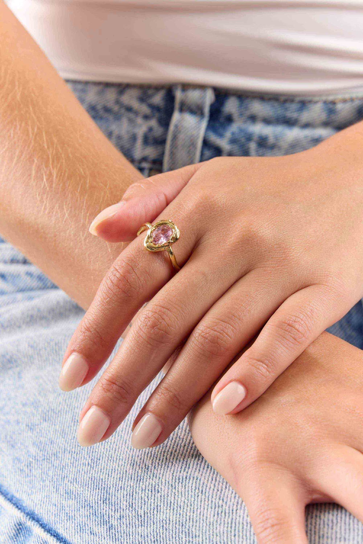 Anillo Brisa Dorado