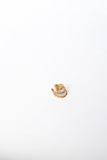 Earcuff tres Lazos Mini Dorado