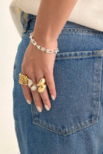 Anillo Oleaje Plata