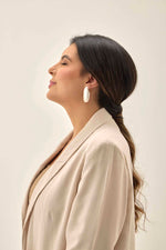 Aretes Renacer grandes Plata