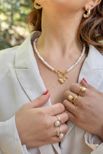 Collar Barroca Cuore Dorado