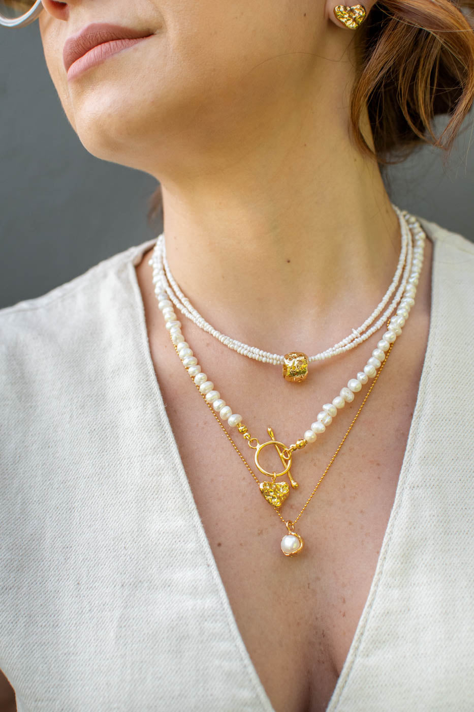Collar Barroca Cuore Dorado
