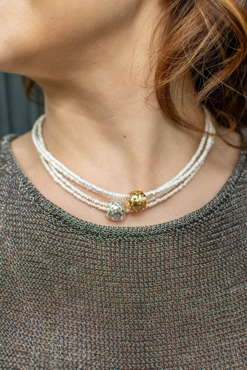 Choker mini barroca Dorado