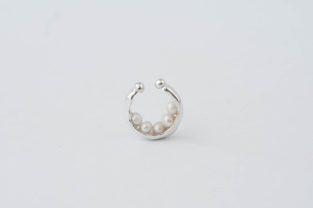 Earcuff Barroca Plata