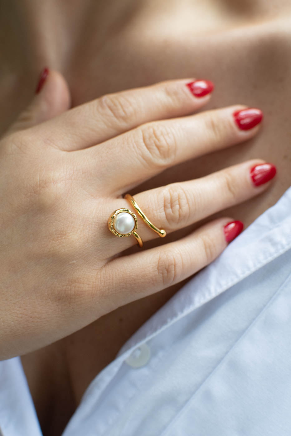 Anillo Barroca Dorado